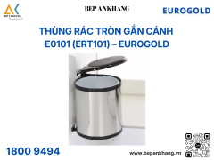 THÙNG RÁC GẮN CÁNH - THÙNG RÁC TRÒN EUROGOLD E0101 - 350mm